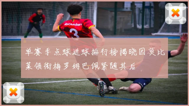 单赛季点球进球排行榜揭晓因莫比莱领衔梅罗姆巴佩紧随其后