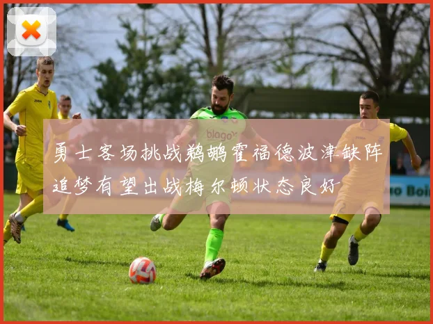 勇士客场挑战鹈鹕霍福德波津缺阵追梦有望出战梅尔顿状态良好